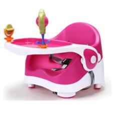 Luxury Baby Booster Seat/ Portable Baby Dining Chair and Table - Red