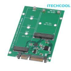 M.2 NGFF/mSATA SSD to SATA III Converter Adapter Card Notebook PC SSD