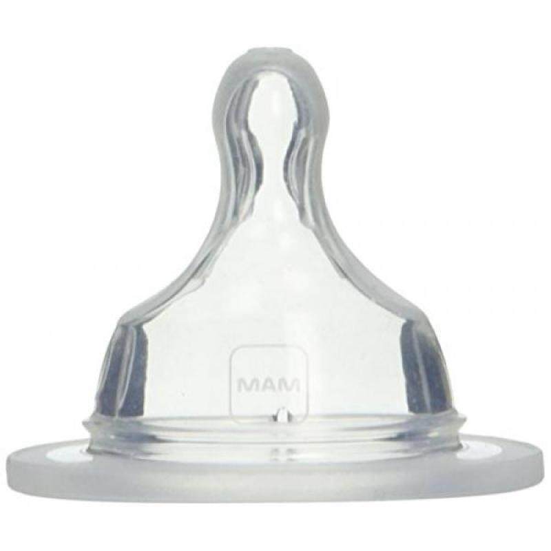 MAM Slow Flow Nipples, Level 1, 0+ Months, 2-Count - intl Singapore