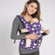 Multifunctional Baby Carrier Sling Baby Hipseat Carrier Backpack Breathable Carrier (MY50-Purple)