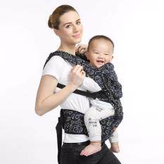 Multifunctional Baby Shoulder Safety Carrier Baby Hip Seat (Navy Blue)