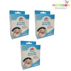 New Bubbles 3 box Double Ziplock Breastmilk Bags 7oz ( 25pcs ) pre-sterilised breast milk storage