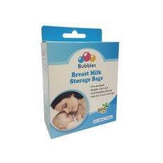 New Bubbles Double Ziplock Breastmilk Bags 7oz ( 25pcs ) pre-sterilised breast milk storage