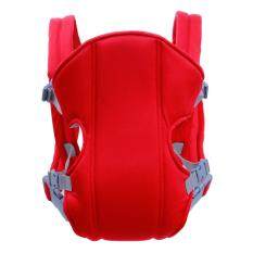 Summer Breathable Baby Carrier Backpack Infant Baby Carrier Sling Wraps (Red)