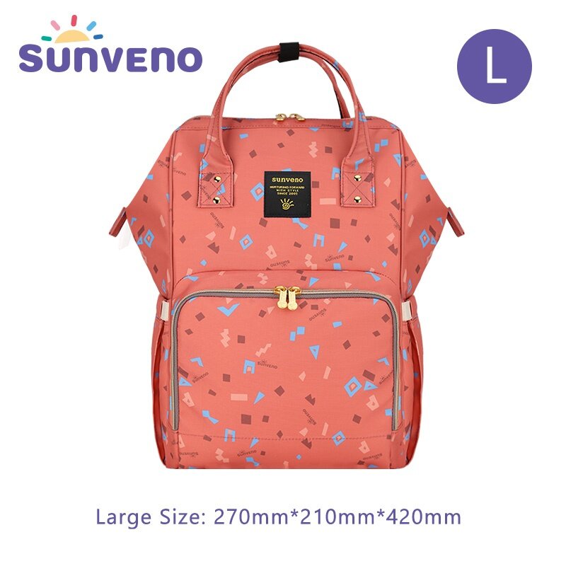 Sunveno Mummy กระเป๋าผ้าอ้อมความจุมากกระเป๋าเครื่องใช้ทารกกระเป๋าสะพายเดินทางกระเป๋เป๋าเอนกประสงค์กระเป๋าเป้สะพายหลัง Sunveno Mummy กระเป๋าผ้าอ้อมความจุมากกระเป๋าเครื่องใช้ทารกกระเป๋าสะพายเดินทางกระเป๋เป๋าเอนกประสงค์กระเป๋าเป้สะพายหลัง