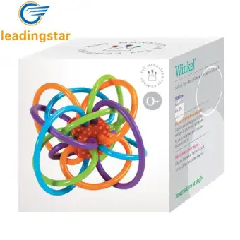 Kid Rattle Toy Winkel Sensory Teether Activity Toy