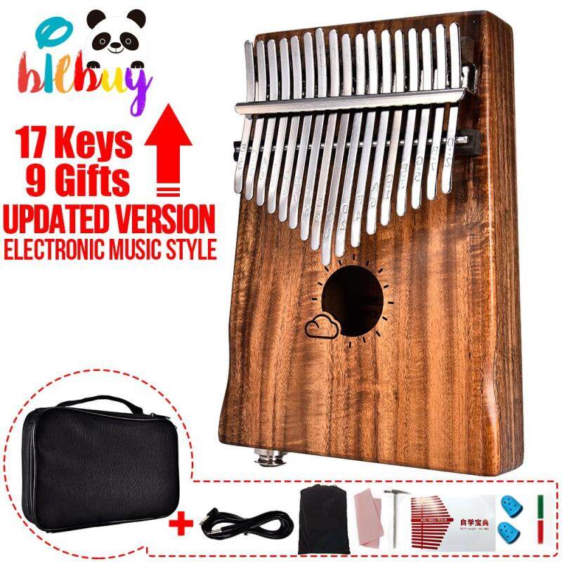17 Phím Acacia Di Động Chuyên Nghiệp Kalimba Ngón Tay Cái Đàn Piano Phiên Bản Nâng Cấp Với Jack Bên Ngoài Bộ Khuếch Đại Âm Thanh Và Ghi Âm