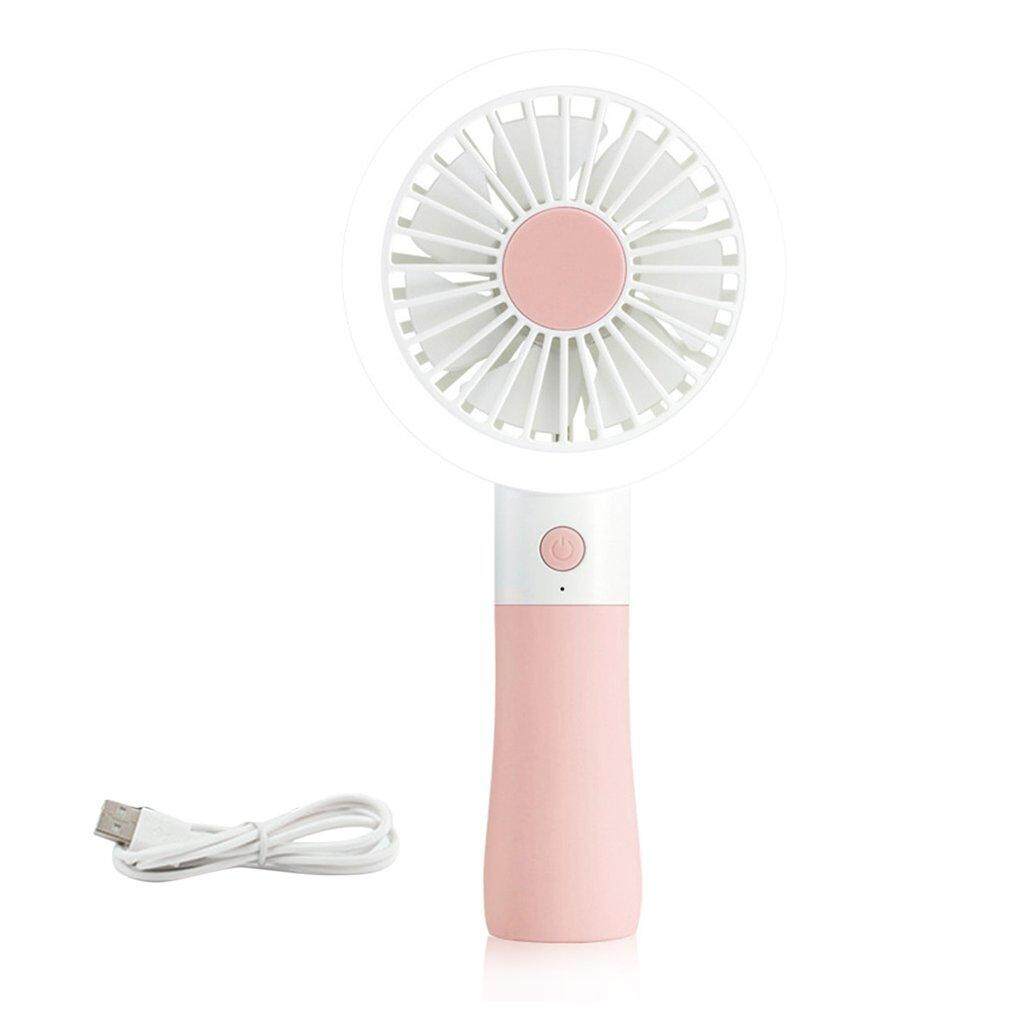 TOP ขายมือถือฤดูร้อนพัดลมทำความเย็นไฟฟ้า USB Power พัดลมทำความเย็นขนาดมินิกับไฟ LED