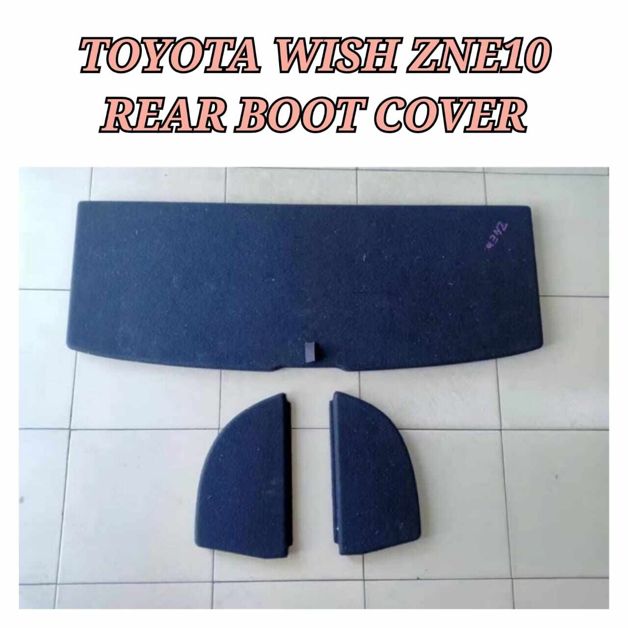 Luggage Board Papan Bonet Toyota Wish Legend ZNE10 03 09 Rear