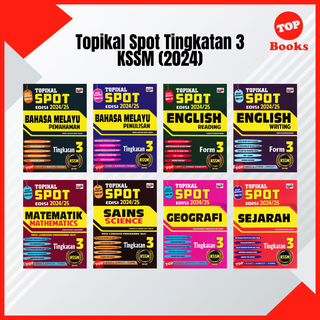 Topbooks Ilmu Didik Buku Latihan Topikal Spot Tingkatan Kssm