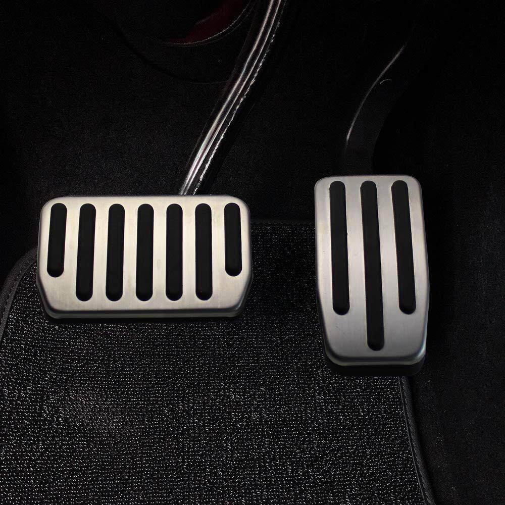 Tf Brake Gas Pedal Non Slip Performance Foot Pedal Pads Covers Kit For