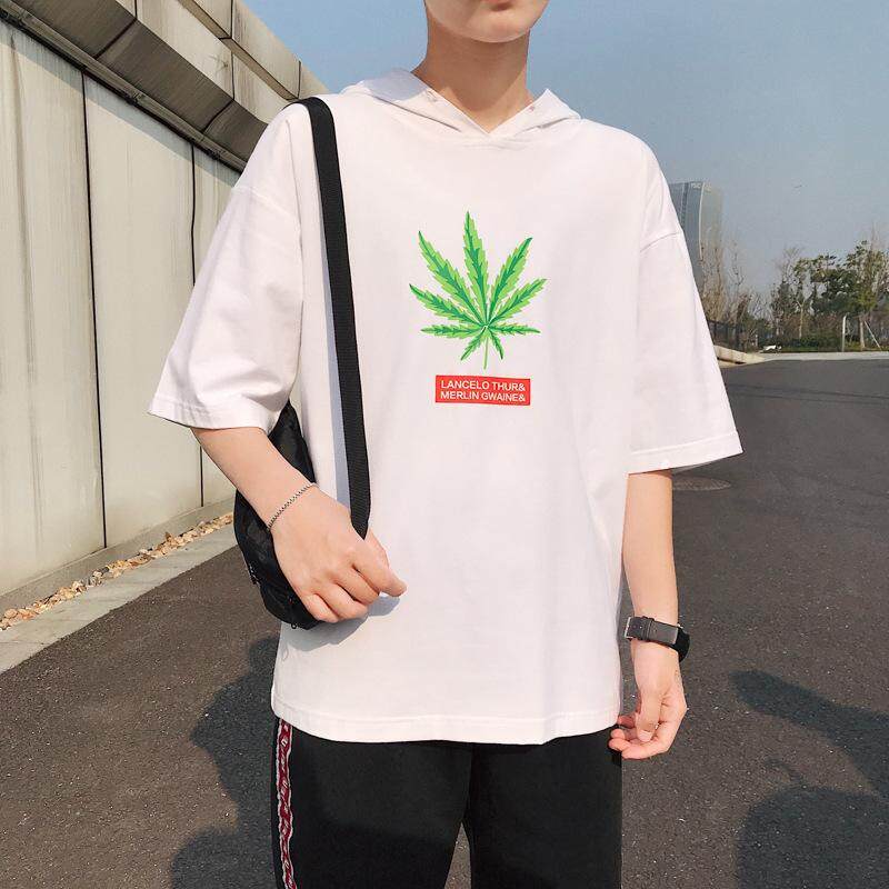 ฤดูร้อน 2019 ใหม่เกาหลีหลวมห้าเสื้อยืดแฟชั่นของผู้ชายสันทนาการพอร์ตแฟชั่นผู้ชายสั้นแขน ฤดูร้อน 2019 ใหม่เกาหลีหลวมห้าเสื้อยืดแฟชั่นของผู้ชายสันทนาการพอร์ตแฟชั่นผู้ชายสั้นแขน