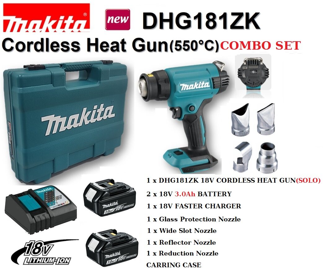 Makita Dhg Zk V Cordless Heat Gun Lazada