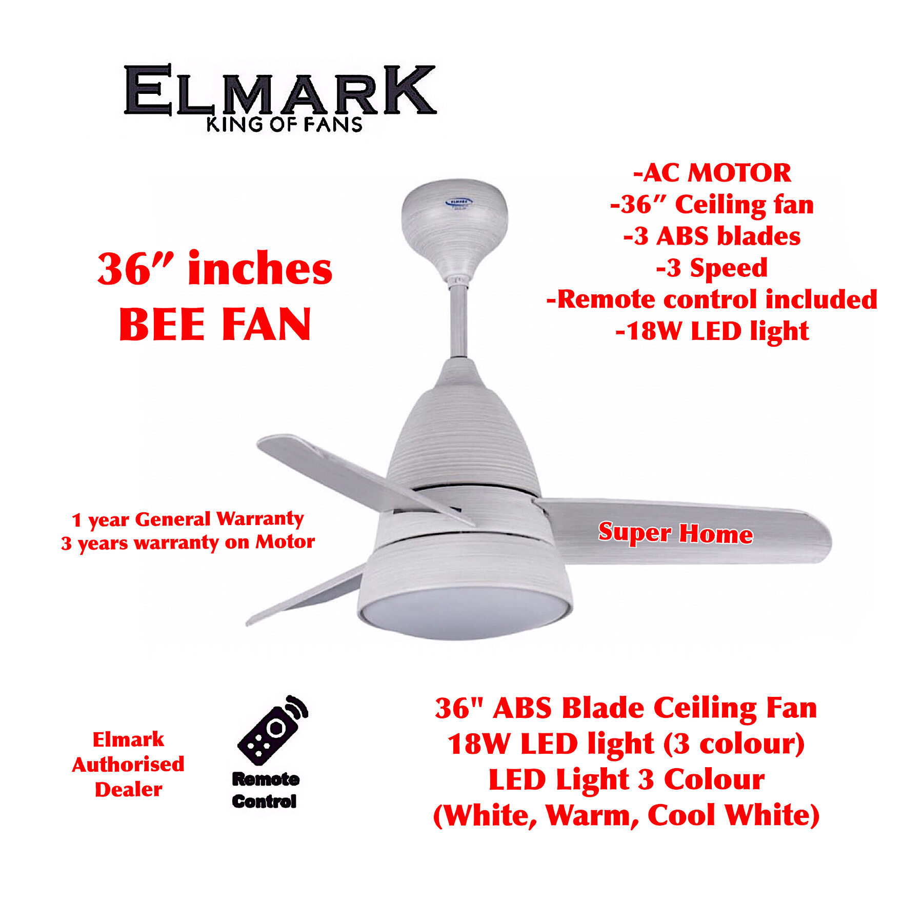 Inch Ceiling Fan Blade Size Shelly Lighting