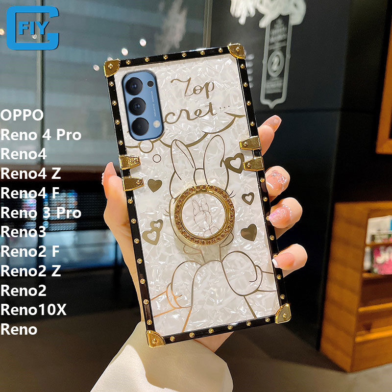 Jingsanc เคสโทรศพทสำหรบ OPPO Reno2 F Reno2 Reno3 4G เคสฝาครอบพลาสตก