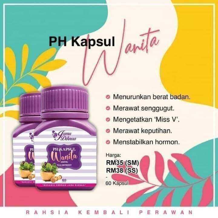 Viral Jamu Diknaa Ph Kapsul Wanita Original Lazada