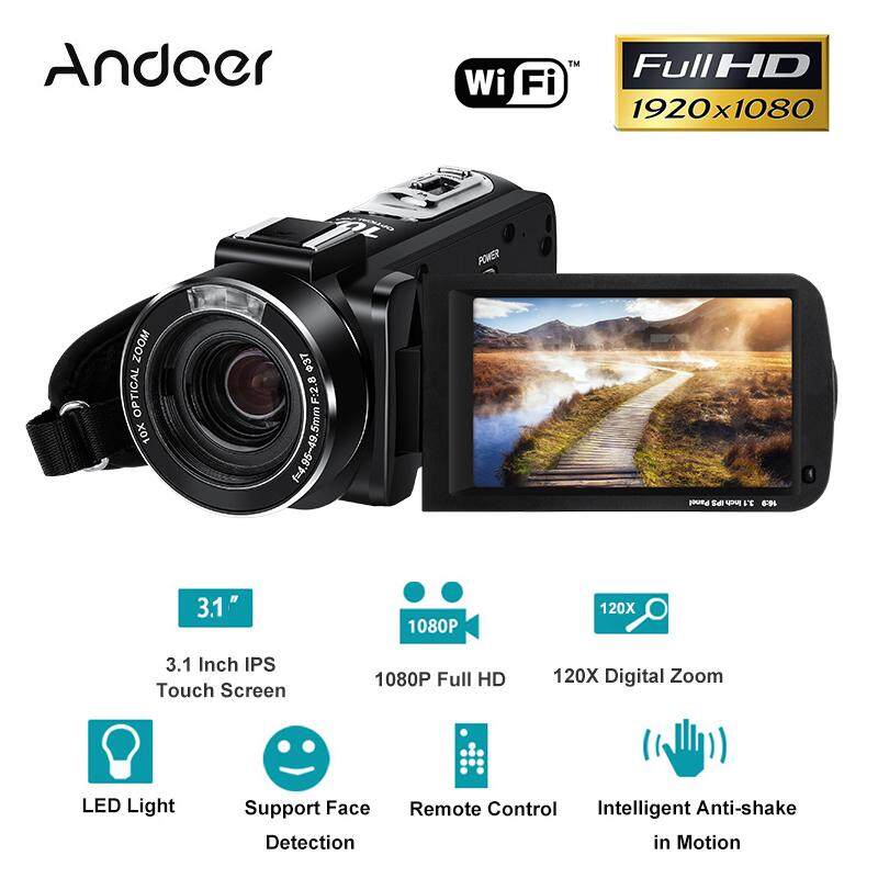 Andoer 4 K 1080 P 24MP WiFi ดิจิตอลกล้องวีดีโอกล้องบันทึกวิดีโอแบบชาร์จไฟได้แบตเตอรี่คริสต์มาส Andoer 4 K 1080 P 24MP WiFi ดิจิตอลกล้องวีดีโอกล้องบันทึกวิดีโอแบบชาร์จไฟได้แบตเตอรี่คริสต์มาส