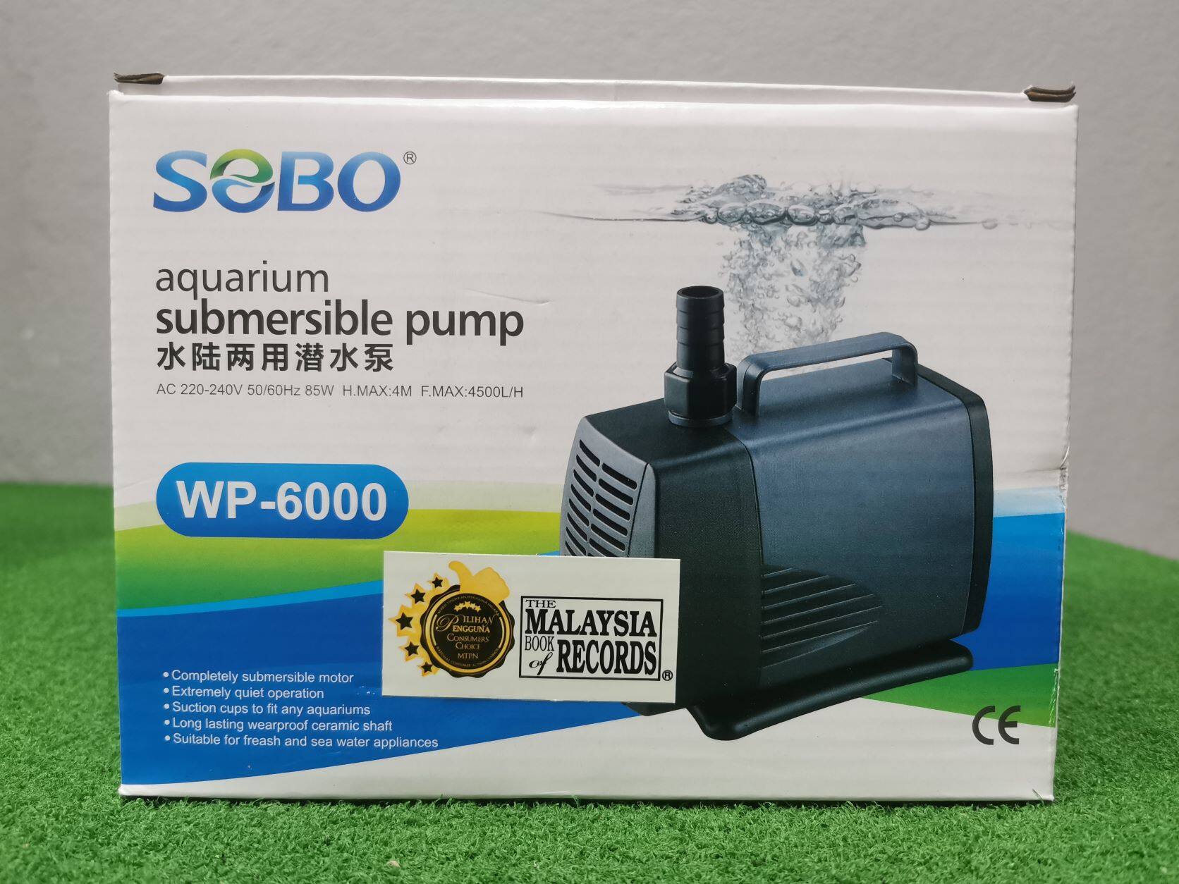 SOBO Aquarium Submersible Pump WP 4000 WP 5000 WP 6000 WP 7000 WP