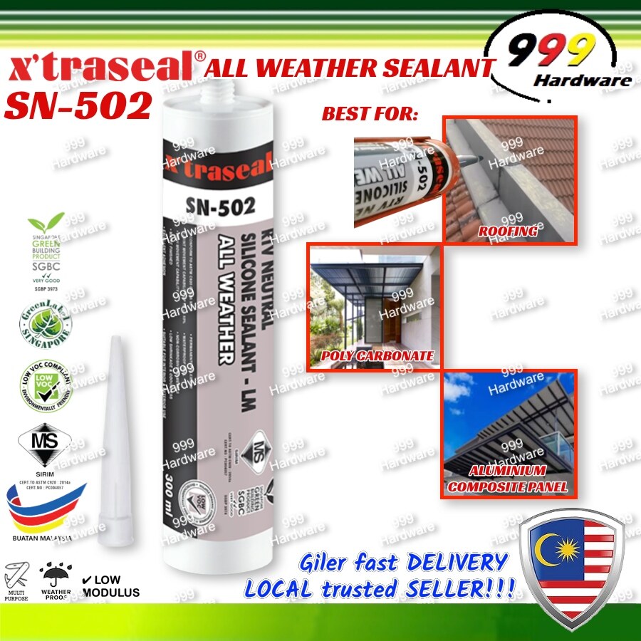 Xtraseal Sn All Weather Sealant Rtv Neutral Silicone Sealant