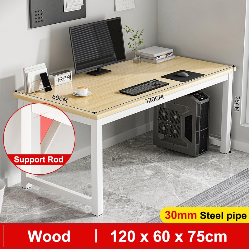 KEKEE READY STOCK140CM 120CM 100CM Simple Computer Desk Study