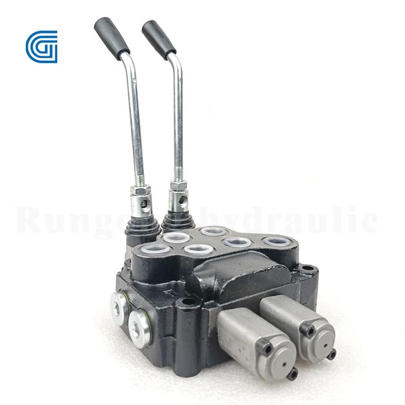 Hydraulic Multi Way Directional Valve Manual Distributor Control