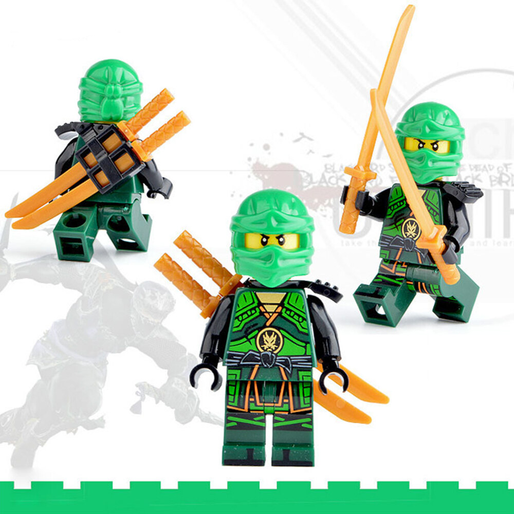 WUHUI 8PCS Ninja Minifigures Toy Building Kit LeGoIng Toys Building