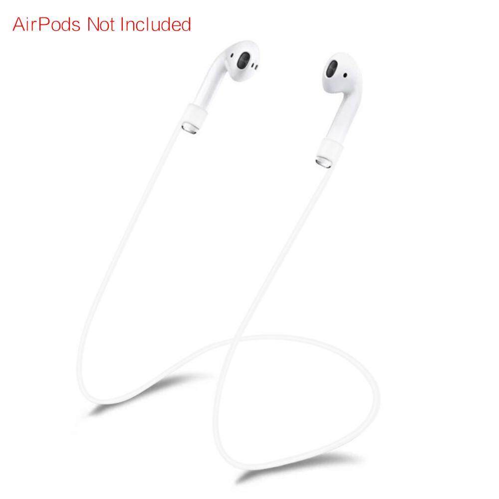 JOMOO ร้านหูฟังหูฟังสายคล้องคอสำหรับ Apple Airpods ต่อต้านหายไปห่วงสายคล้องเชือกเชือกสายไฟซิลิโคนสำหรับ EarPods ชุดหูฟังขนาดเล็ก
