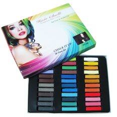 36 Pcs 36 Warna Sementara Sekali Pakai Rambut Pewarna Pastel Warna Rambut Kapur Salon Kit