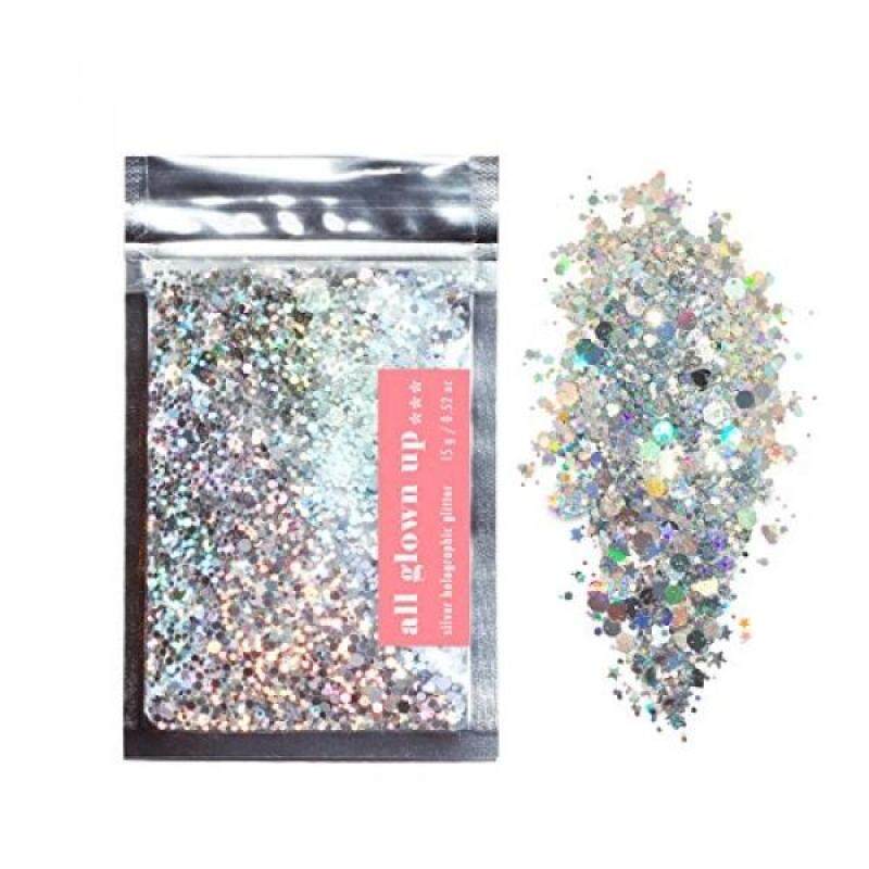 Buy All Glown Up - Silver Holographic Chunky Cosmetic Glitter - 15g - intl Singapore