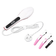 Allwin Auto Electric Hair Straightener Comb Brush Auto Hair Massager UK Plug uk plug