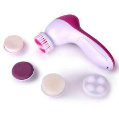 Deep Clean 5 In 1 Electric Facial Cleaner Face Skin Care Brush Massager Scrubber