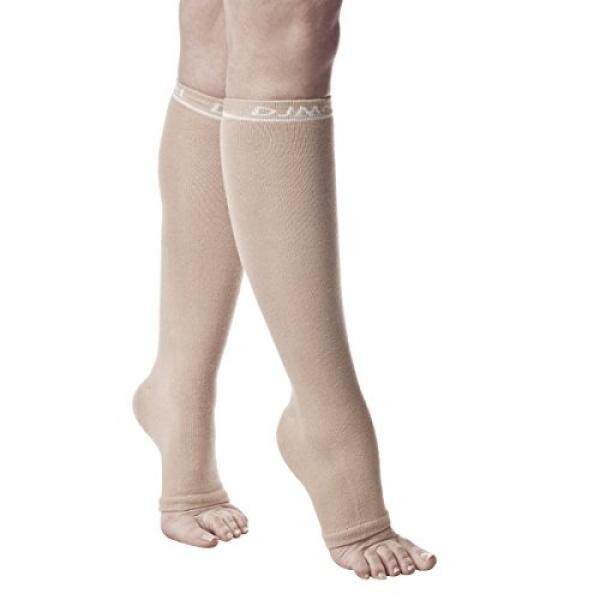 DJMed Leg Skin Protectors – Protective Leg Sleeves, For Sensitive Skin, Help Protect From Tears & Bruising – Pair, Tan - intl