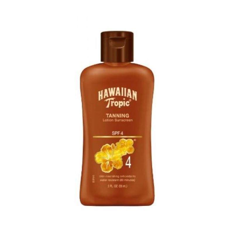 Buy Hawiian Tropic Dark Tanning Lotion SPF4 Travel Size, 2-Fluid Ounce (Pack of 4) - intl Singapore