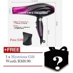 JY-2299 series Professional Hair Dryer 2800W High power Anti Radiation Hair care (PROMOTION PRICE) (Purple) + Free Gift