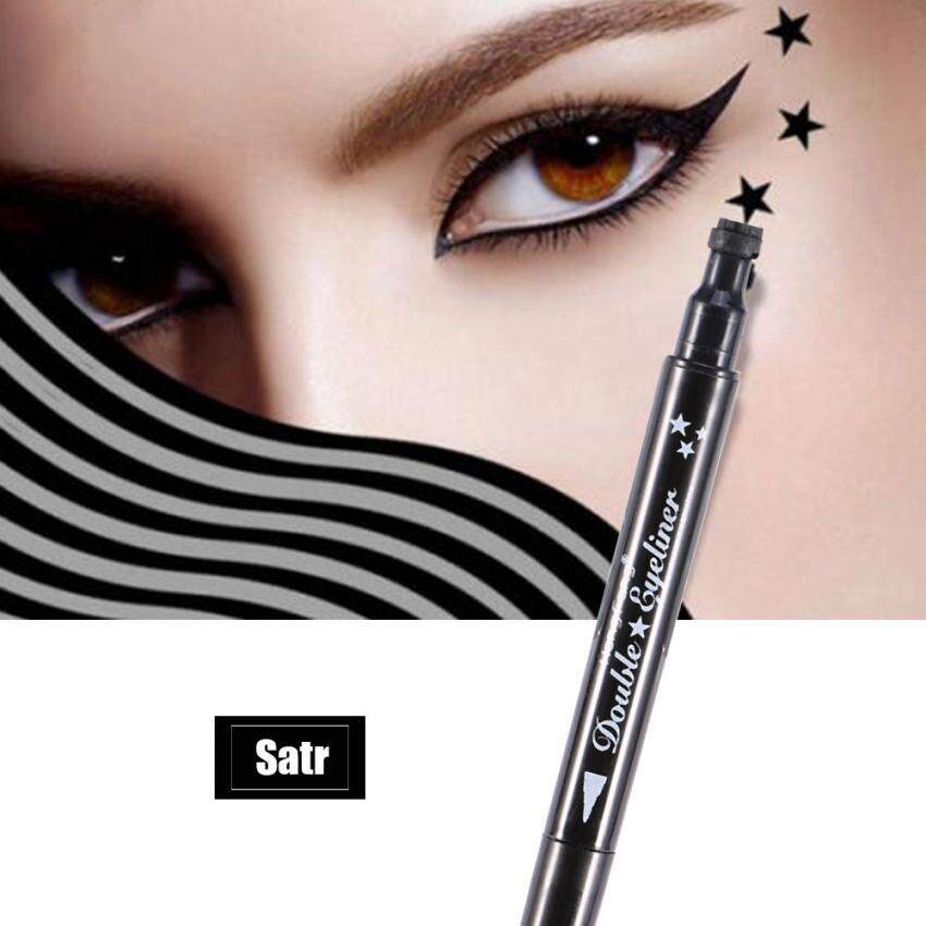 ยาวนานสองหัวอายไลเนอร์ดินสอ Stamp Eye ตกแต่งเครื่องสำอาง Satr-นานาชาติ ยาวนานสองหัวอายไลเนอร์ดินสอ Stamp Eye ตกแต่งเครื่องสำอาง Satr-นานาชาติ