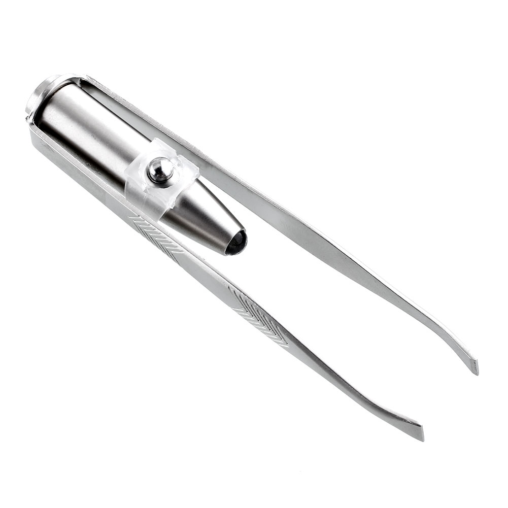 Mini Cosmetic Led Light Eyebrow Tweezer Clipper Removal Makeup Tool Accessories Mini Cosmetic Led Light Eyebrow Tweezer Clipper Removal Makeup Tool Accessories