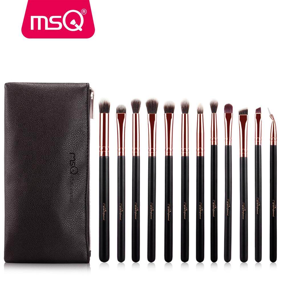 MSQ 12pcs Eyeshadow Makeup Brushes Set RoseGold Eye Shadow Beauty Brushes No bag - intl MSQ 12pcs Eyeshadow Makeup Brushes Set RoseGold Eye Shadow Beauty Brushes No bag - intl