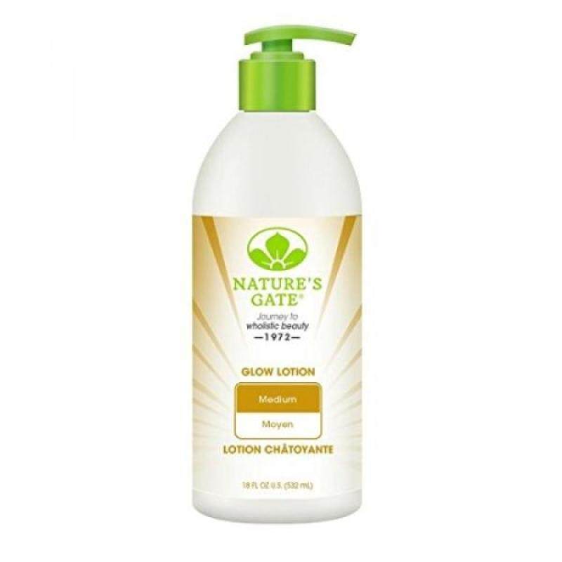 Buy Natures Gate Medium Skin Glow Lotion, 18 Ounce - intl Singapore