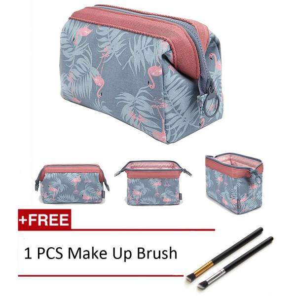 Flamingo Cosmetic Bag Women Necessaire Travel Make Up Bag Travel Waterproof Portable Makeup Bag Toiletry Kits Functional Make Up Bags Organizer Pouch Korean Fashion Philippines