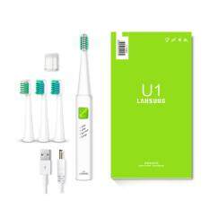 Ultrasonic Electric Toothbrush USB Rechargeable Teeth Brush For Adult Kids Child