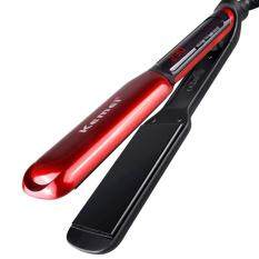 zeawhc European Regulations 220V Temperature Control Is Not Burned Straight Hair Straight Crystal Temperature Display Hair Iron