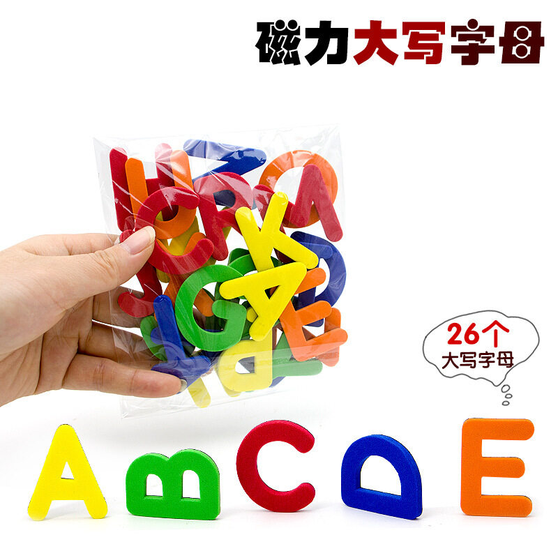 Hdl Colourful Magnetic Uppercase Lowercase Alphabets Letters Numbers