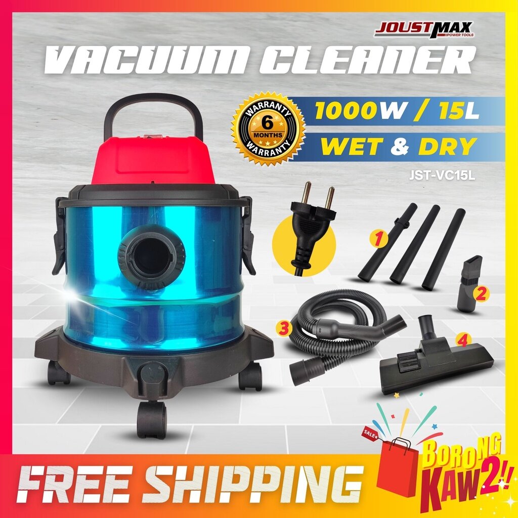 Jst Vc L Joustmax L Vacuum Cleaner Wet And Dry Vacum Rumah Home