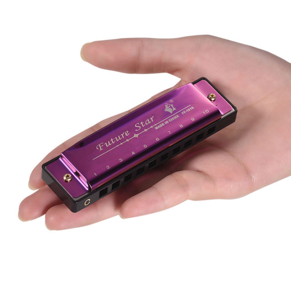 Ammoon Key Of C Diatonic Harmonica Mouthorgan With Abs Reeds