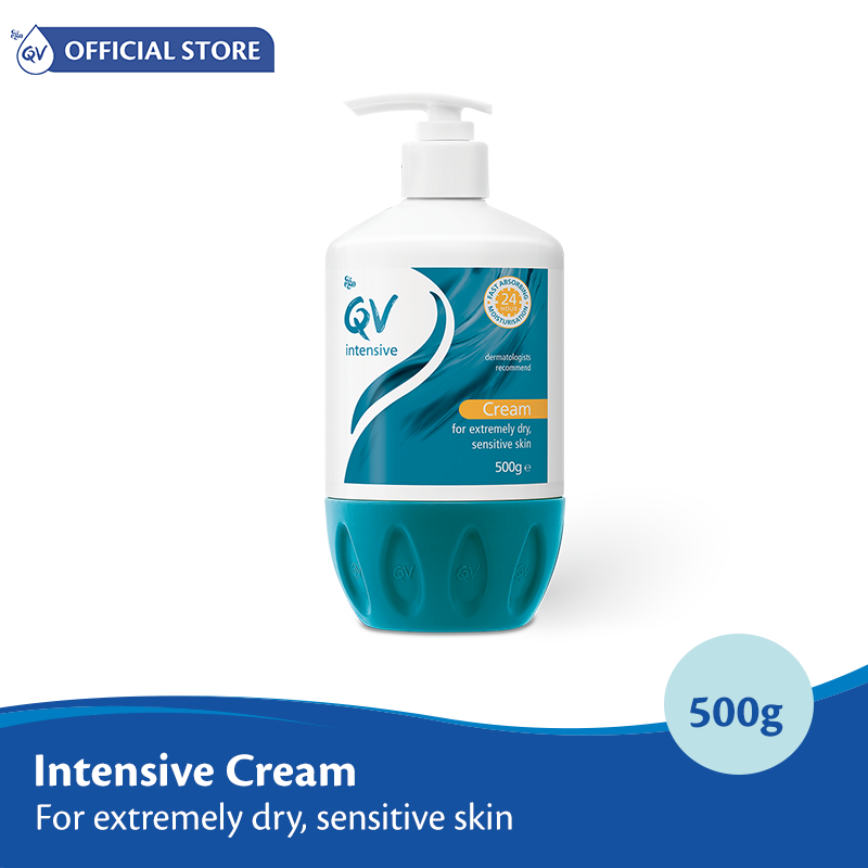 QV Intensive Cream 500g Pump Hypoallergenic 24 Hours Moisturisation