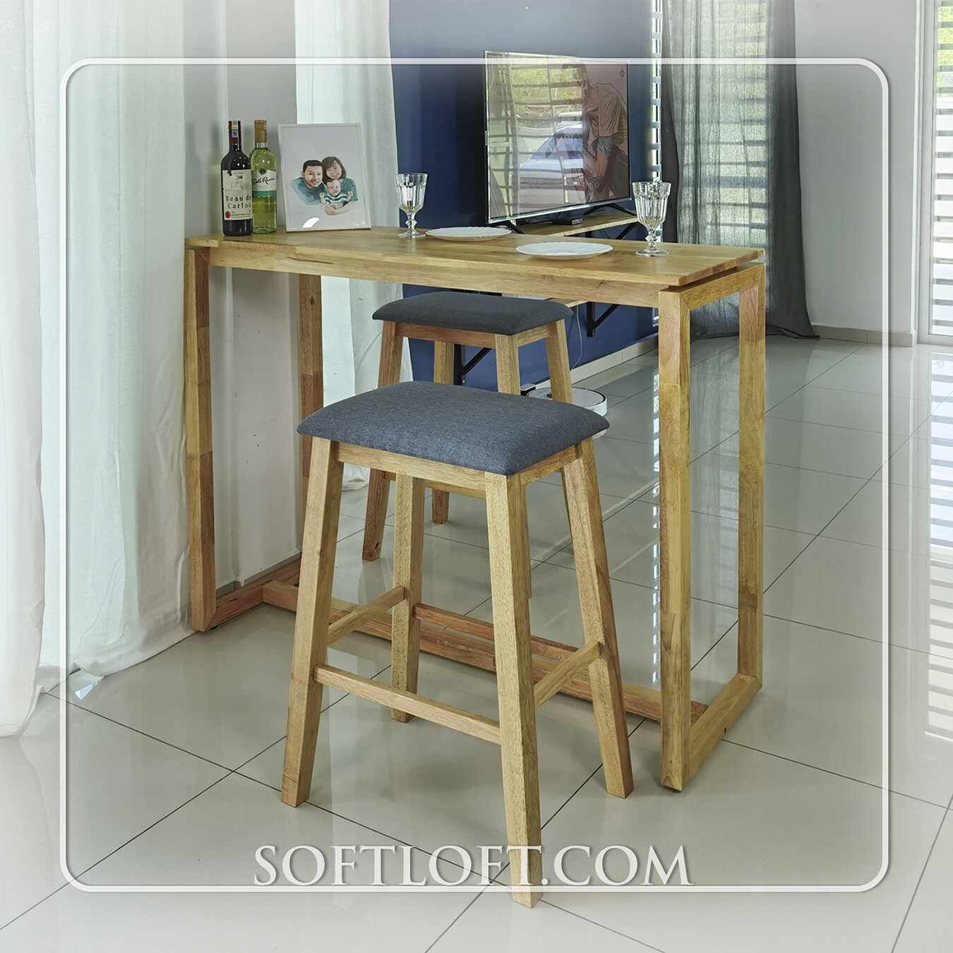 Softloft Zen Bar Table Cm Peter Stool Set Solid