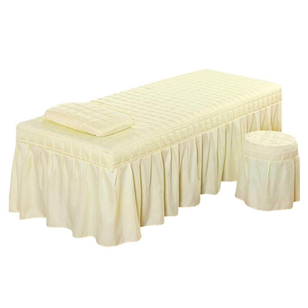 BolehDeals 190x80 cm SPA Massage Chăn Ga Gối Chân Váy Linen Làm Đẹp Tấm với Mặt Lỗ