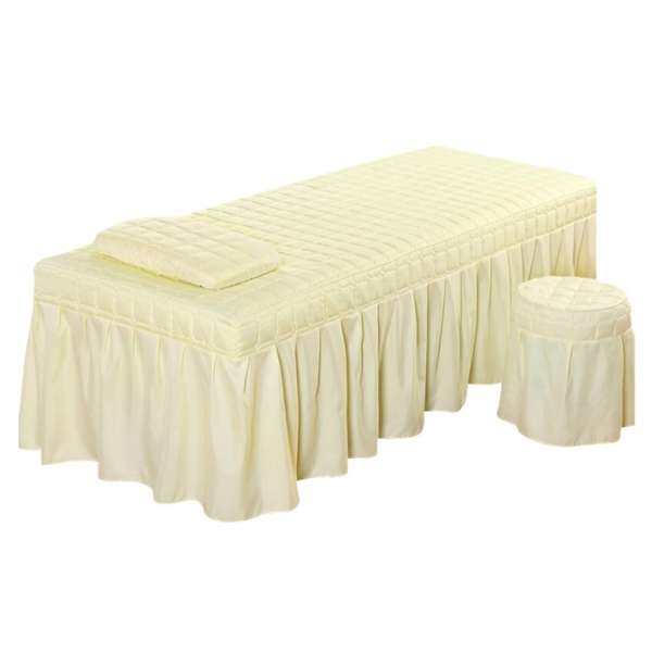 BolehDeals 190x80 cm SPA Massage Chăn Ga Gối Chân Váy Linen Làm Đẹp Tấm với Mặt Lỗ