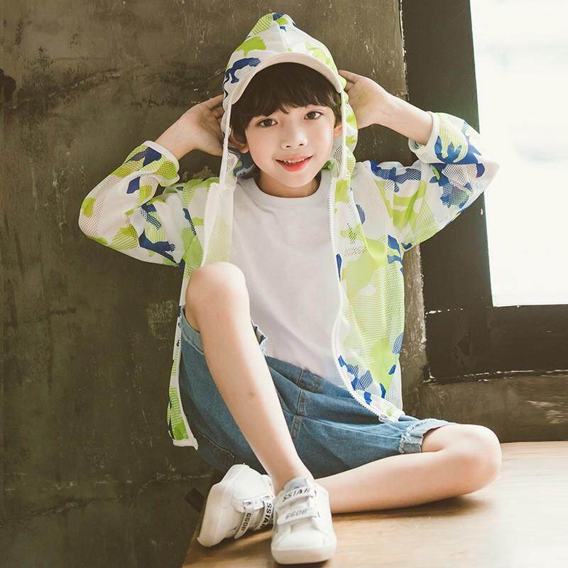 Boys'Sunscreen เสื้อผ้าฤดูร้อน 2019 ใหม่เด็กเสื้อผ้า, Boys'and ชุดว่ายน้ำบาง Outerwear, Camouflage เครื่องปรับอากาศเสื้อผ้า Boys'Sunscreen เสื้อผ้าฤดูร้อน 2019 ใหม่เด็กเสื้อผ้า, Boys'and ชุดว่ายน้ำบาง Outerwear, Camouflage เครื่องปรับอากาศเสื้อผ้า