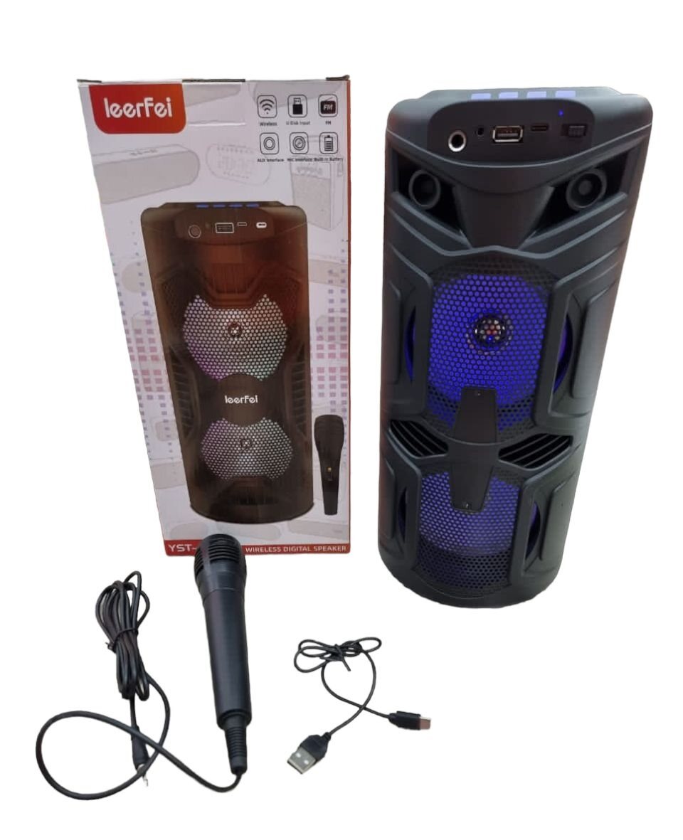 Leerfei Yst Inch Speaker With Microphone Fm Function